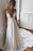 Simple Spaghetti Strap Chiffon Beach Wedding Dress - Wedding Dresses