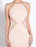 Simple Square Floor Length Sheath Pearl Pink Bridesmaid Dress - Bridesmaid Dresses