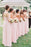 Simple Sweetheart Chiffon Pleats Pink Long Bridesmaid Dress - Bridesmaid Dresses