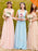 Simple V-Neck Satin A-Line Evening Dresses - evening dresses