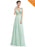 Simple V-Neck Satin A-Line Evening Dresses - Mint Green / 4 / United States - evening dresses