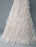 Simple Wedding Dress Lace A Line V Neck Sleeveless Beaded Floor Length Feather Bridal Gowns