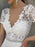 Simple Wedding Dress Mermaid Lace V Neck Short Sleeves Beaded Sash Bridal Dresses With Train