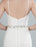 Simple Wedding Dress Sheath Sweetheart Neck Long Sleeves Beaded Bridal Dresses With Train