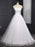 Simple Wedding Dress Tulle Sweetheart Neck Sleeveless Sash A Line Bridal Dresses