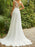 simple wedding dresses 2021 chiffon a line v neck sleeveless lace beaded bridal gowns with train