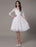 Simple Wedding Dressses Chiffon V Neck Lace A LinePleated Bridal Dress misshow