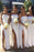 Simple White Side Slit Strapless Long Bridesmaid Dress - Bridesmaid Dresses