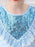Blue Flower Girl Dresses Jewel Neck Lace Sleeveless Short Princess Dress Kids Social Party Dresses
