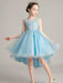 Flower Girl Dresses Jewel Neck Sleeveless Embroidered Formal Kids Pageant Dresses