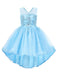 Flower Girl Dresses Jewel Neck Sleeveless Embroidered Formal Kids Pageant Dresses