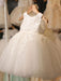 Flower Girl Dresses Jewel Neck Sleeveless Bows Kids Party Dresses