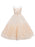 Sleeveless Flower Girl Dresses Jewel with Bows Tulle Floral Lace Kids Pageant Dresses
