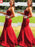 Sleeveless Sweetheart Satin With Beading Sweep/Brush Train Dresses - Prom Dresses