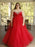 Sleeveless With Beading Floor-Length Organza Plus Size Prom Dresses - Prom Dresses