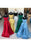 Sleeveless Yellow Prom Two Piece Long Formal Dresses - Red - Prom Dresses