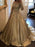 Sleeves Off-the-Shoulder Sweep/Brush Train With Applique Satin Dresses - Prom Dresses