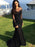 Sleeves Sheer Neck Sweep/Brush Train With Applique Spandex Dresses - Prom Dresses