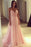 Spaghetti Strap Long Prom Dress Sexy Sleeveless Tulle Evening Dresses - Prom Dresses