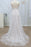 Spaghetti Strap V-neck Lace Tulle Wedding Dress - Wedding Dresses