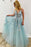 Spaghetti Straps Appliques Prom With Beading Long Formal Dress with Flower - Prom Dresses