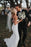 Spaghetti Straps Mermaid Backless V-Neck Beach Simple Boho Wedding Dress - Wedding Dresses