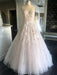Spaghetti Straps Sweetheart Backless Puffy Tulle Wedding Dress - Wedding Dresses