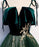 Spaghetti Straps Tulle Green Prom Floor Length Lace Up Formal Dress - Prom Dresses