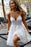Spaghetti Straps White Lace Homecoming Dress Sexy Short Prom Dresses - Prom Dresses