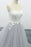 Square Neck Appliques Tulle A-line Wedding Dress - Wedding Dresses