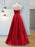 Strapless Sleeveless Sweep/Brush Train With Beading Satin Dresses - Prom Dresses
