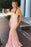 Straps Lace Prom Mermaid Sleeveless Long Party Dress with Sparkles - Prom Dresses