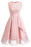 Street Lace Dresses Pink Party A-Line Dress - pink dress / S - lace dresses