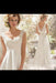 Stunning Empire Waist V-neck Backless A-line Wedding Dress - Wedding Dresses