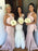Stylish Trumpet/Mermaid Sleeveless Sweep/Brush Halter Train Satin Bridesmaid Dresses YB33PO619 - Bridesmaid Dresses