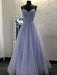 Stylish V Neck Sequins Lilac Prom Dresses 2020, Shiny Lilac Lavender Formal Graduation Evening Dresses, y Party Dresses