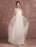 Summer Wedding Dresses 2021 Lace Empire Waist Bridal Gown Illusion Sleeveless Round Neck A Line Floor Length Bridal Dress
