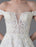 Summer Wedding Dresses Off The Shoulder Lace Champagne Applique Beaded Maxi Beach Bridal Gowns