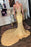 Super Shiny Halter Sleeveless Mermaid Long Prom Gown with Sweep Train - Prom Dresses