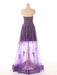 Sweetheasexy A Line Purple Lace Prom Dress - Prom Dresses