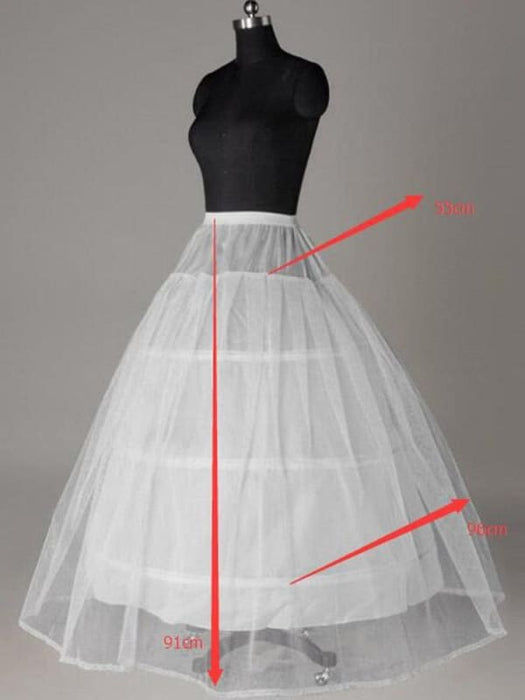 Three Hoops Ball Gown Mariage Wedding Petticoats | Bridelily - wedding petticoats