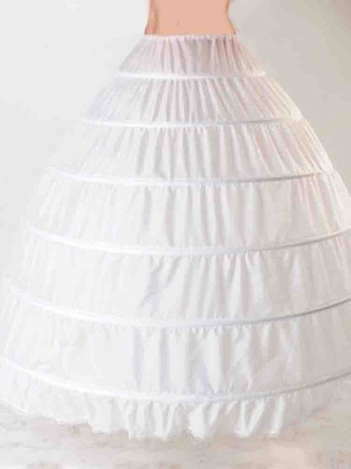 Three Layers Lolita Tulle Wedding Petticoats | Bridelily - White - wedding petticoats