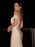 Trumpet/Mermaid Jersey Ruched Sleeveless Off-the-Shoulder Sweep/Brush Train Dresses - Prom Dresses