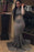 Trumpet/Mermaid Long Sleeves Applique Court Train Plus Size Prom Dresses - Prom Dresses