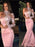 Trumpet/Mermaid Satin Applique One-Shoulder Long Sleeves Sweep/Brush Train Dresses - Prom Dresses