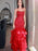 Trumpet/Mermaid Sequin Halter Organza Sleeveless Floor-Length Dresses - Prom Dresses