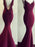 Trumpet/Mermaid Sleeveless Spaghetti Straps Jersey Sweep/Brush Train Dresses - Prom Dresses