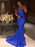 Trumpet/Mermaid Sleeveless Strapless Sweep/Brush Train Sequins Dresses - Prom Dresses