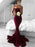 Trumpet/Mermaid Strapless Sweep/Brush Train Stretch Crepe Sleeveless Ruffles Dresses - Prom Dresses