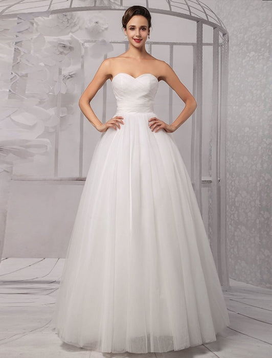 Tull Off-The-Shoulder Ball Gown Wedding With A Lace Wrap misshow